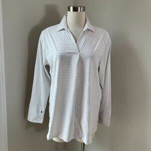 Coolibar Womens Large UPF 50+ Insect Shield Palmaria Travel Tunic Top Outdoors